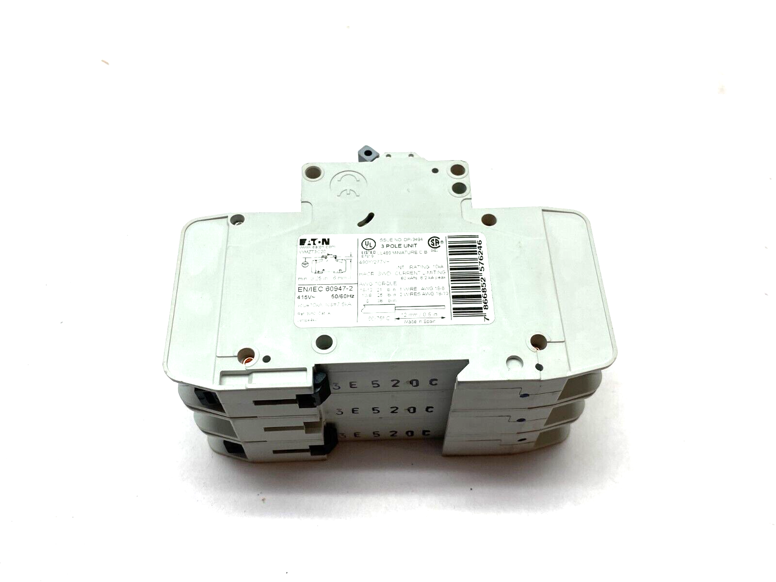 Eaton WMZT3C20 Circuit Breaker 3-Pole 20A 480Y/277V - Maverick Industrial Sales
