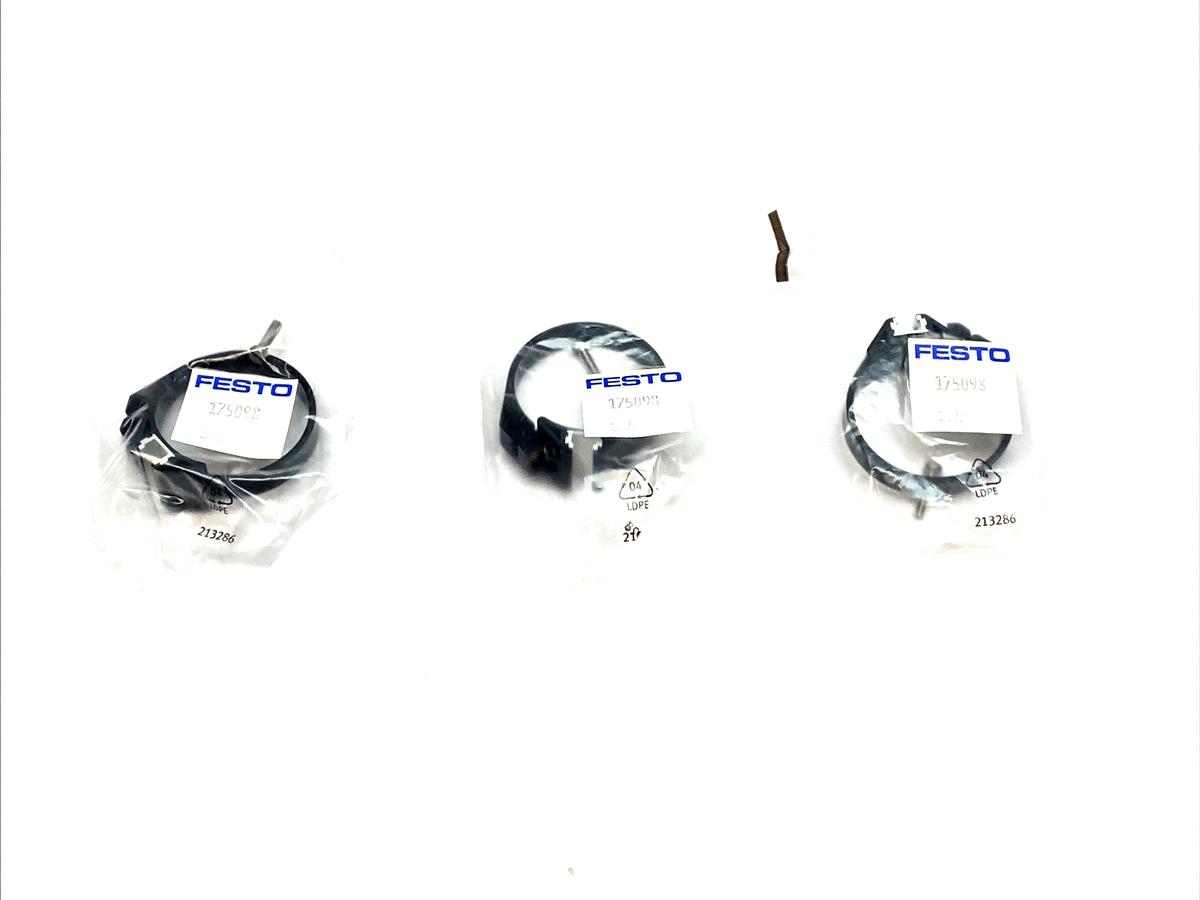 SMBR-8-40 | Festo Mounting Kit 175098 LOT OF 3 - New – Open box - Maverick Industrial Sales