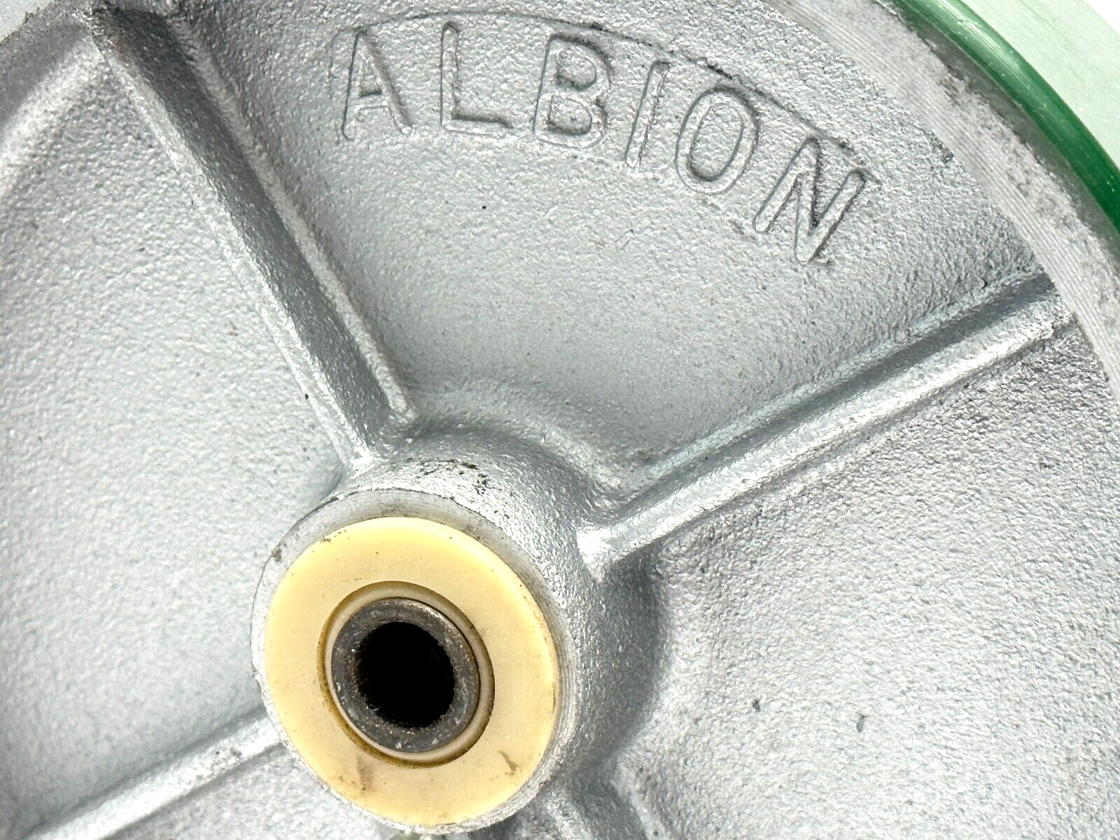 Albion Caster Wheel 1/2" Shaft 2" Width 8" Diameter - Maverick Industrial Sales