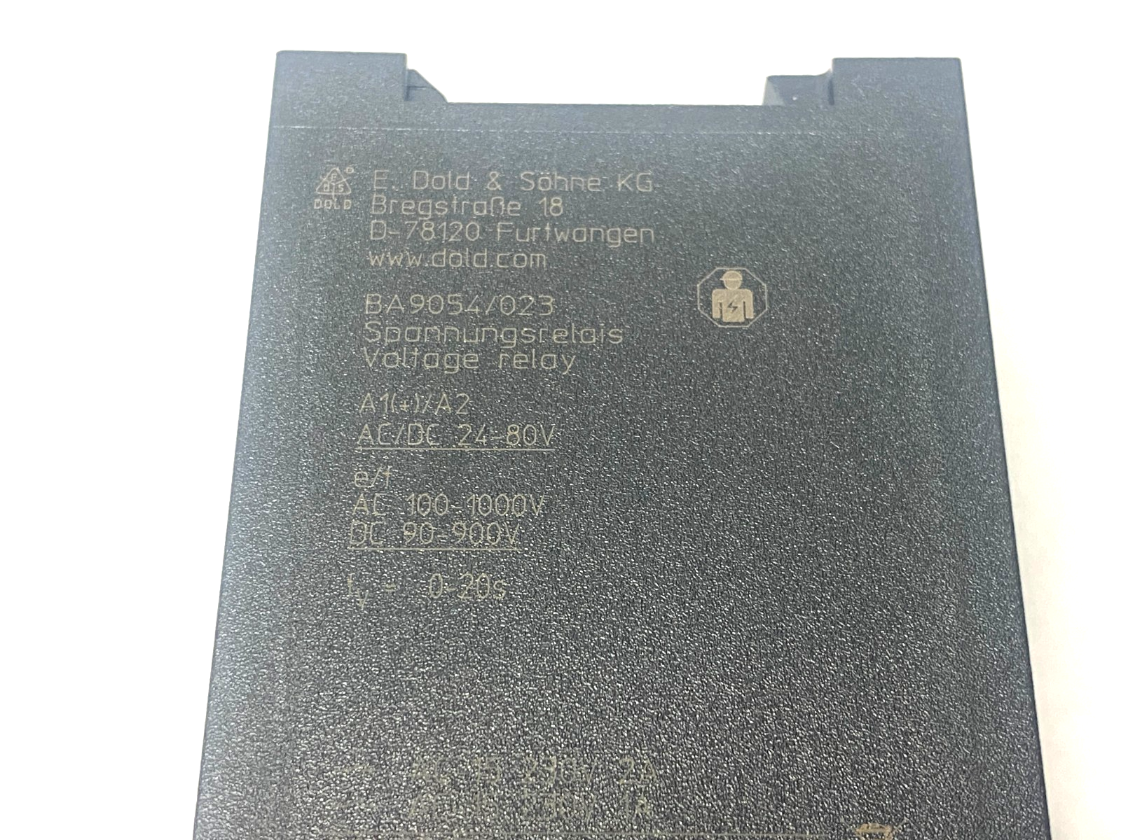 E. Dold & Söhne 0062013 Voltage Change Relay BA9054/023 - Maverick Industrial Sales