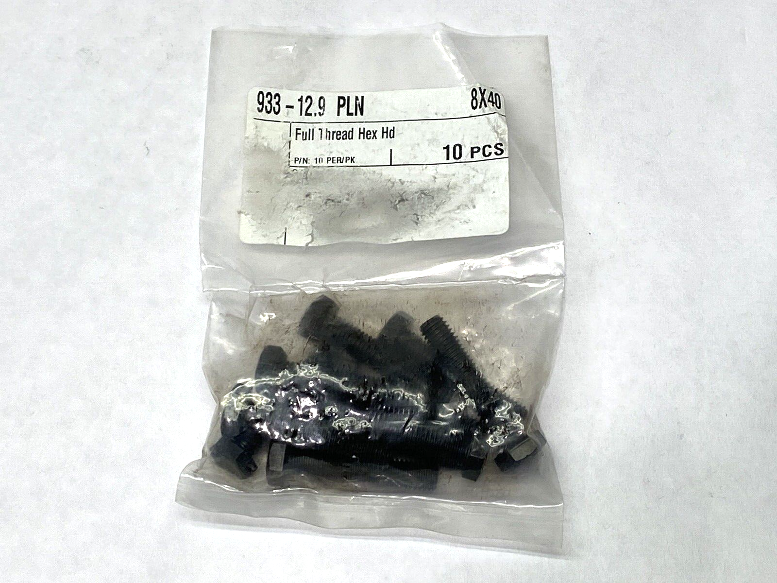 90373A106 Full Thread Hex Head 8X40mm Package of 10 LOT OF 2 - Maverick Industrial Sales