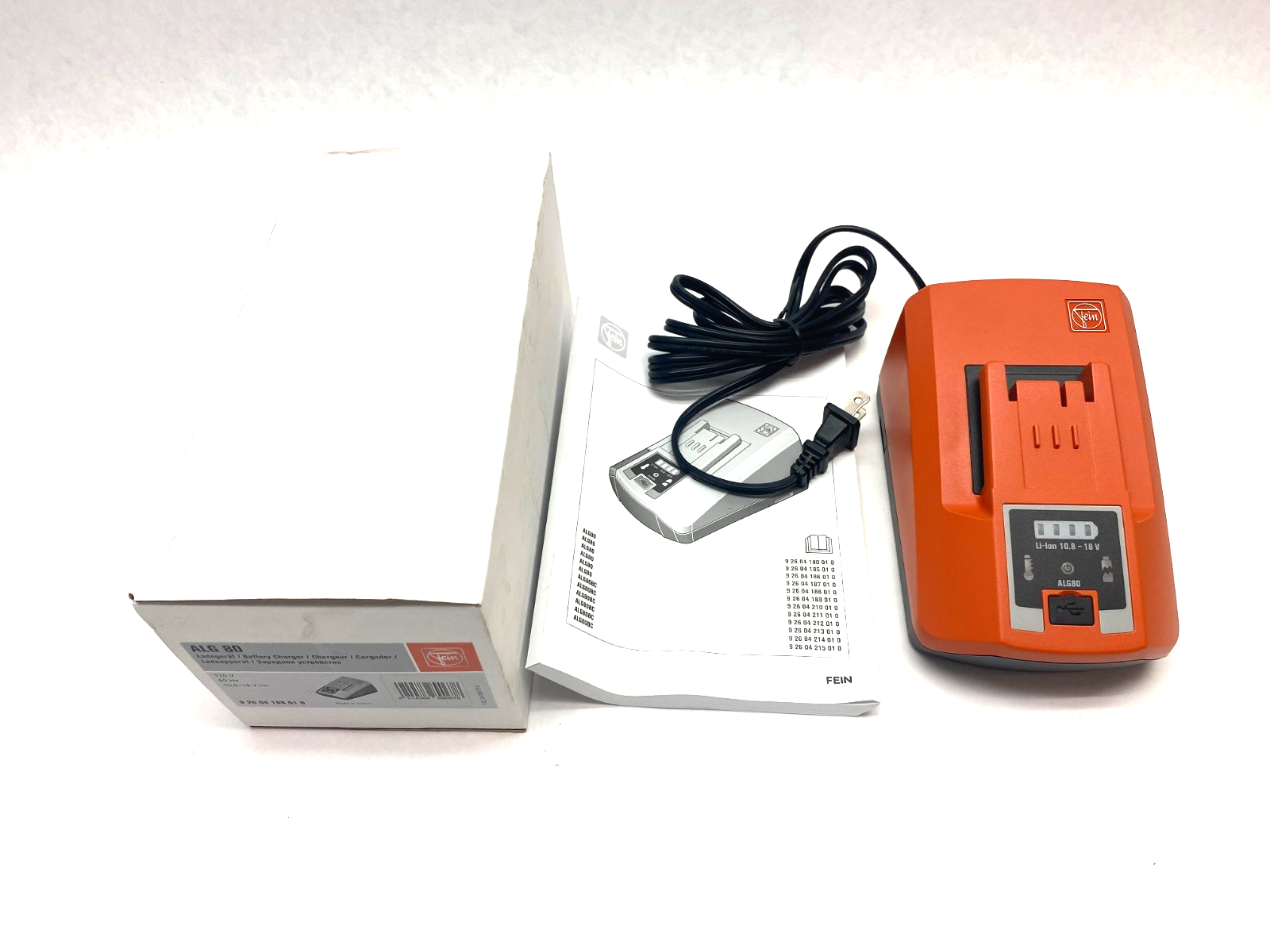 Fein ALG 80 Rapid Battery Charger 92604188010 - Maverick Industrial Sales