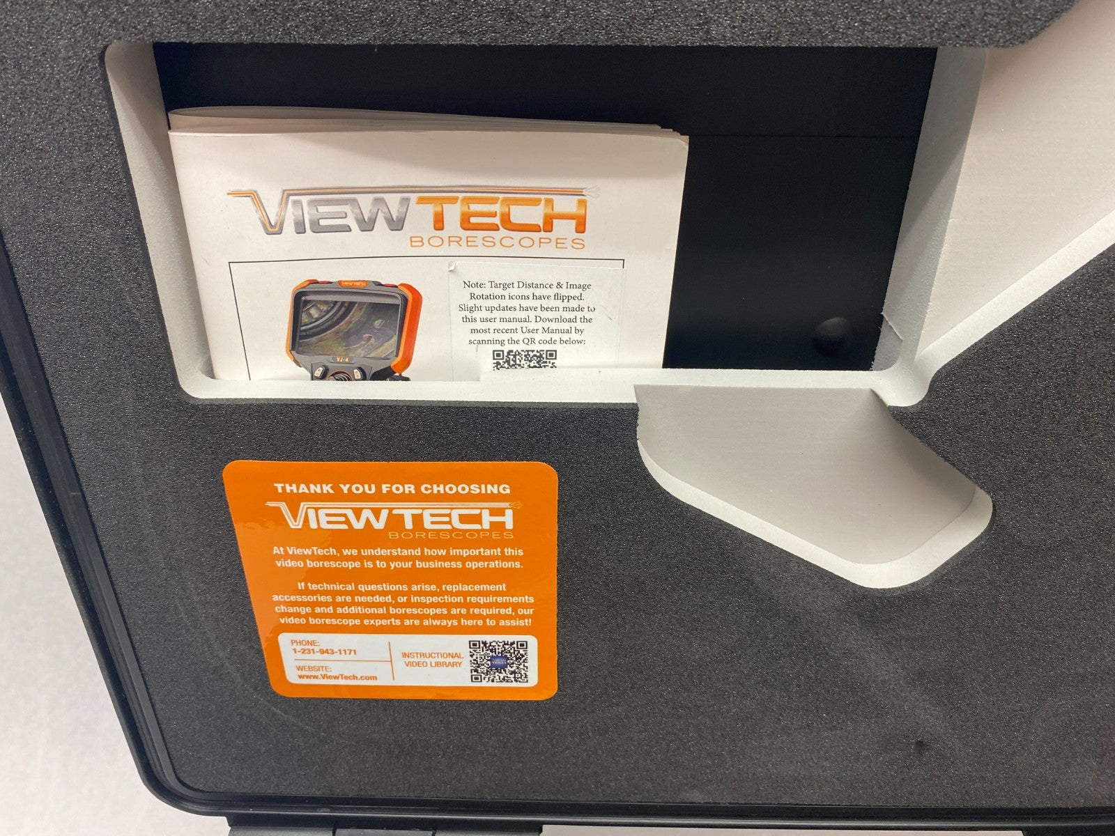 Viewtech VJ-4 Articulating Video Borescope, Measurement, Touchscreen/Stylus Int - Maverick Industrial Sales