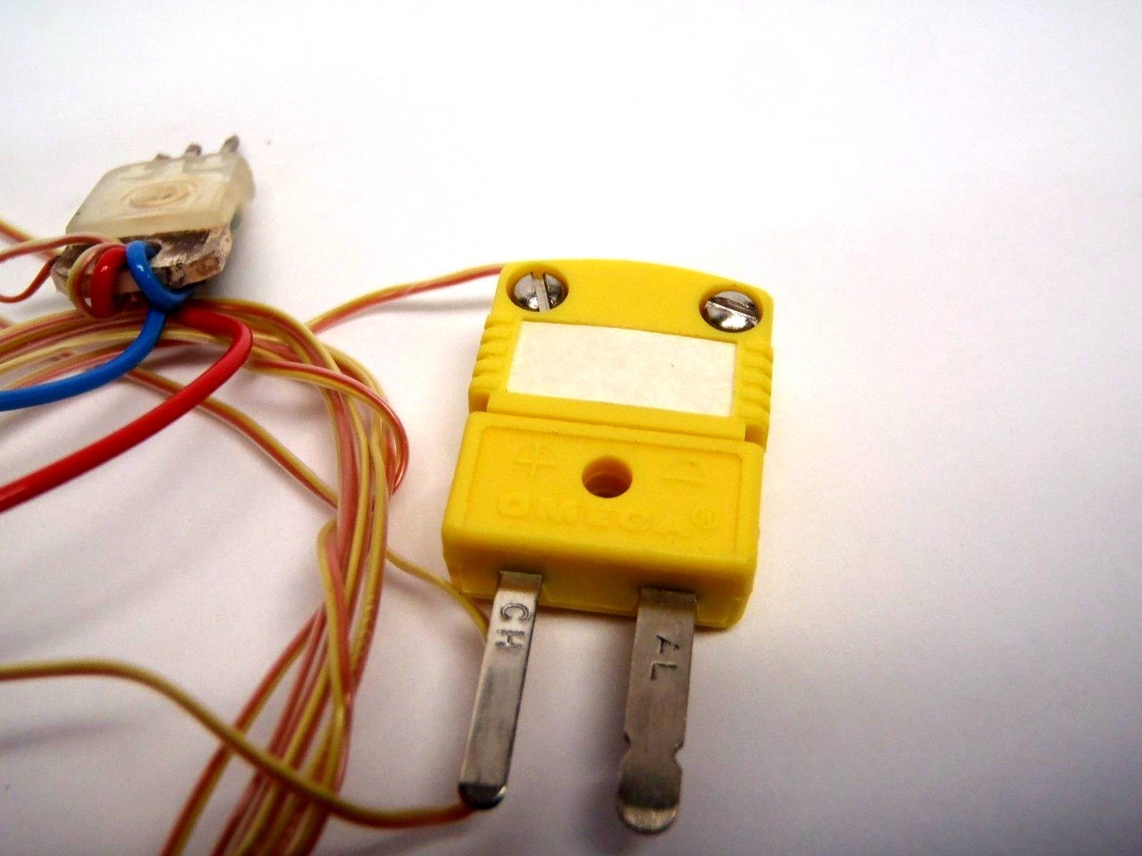 Omega 105 Yellow K Series Insulated CH+ AL- Thermocouple w/ Wire - Maverick Industrial Sales