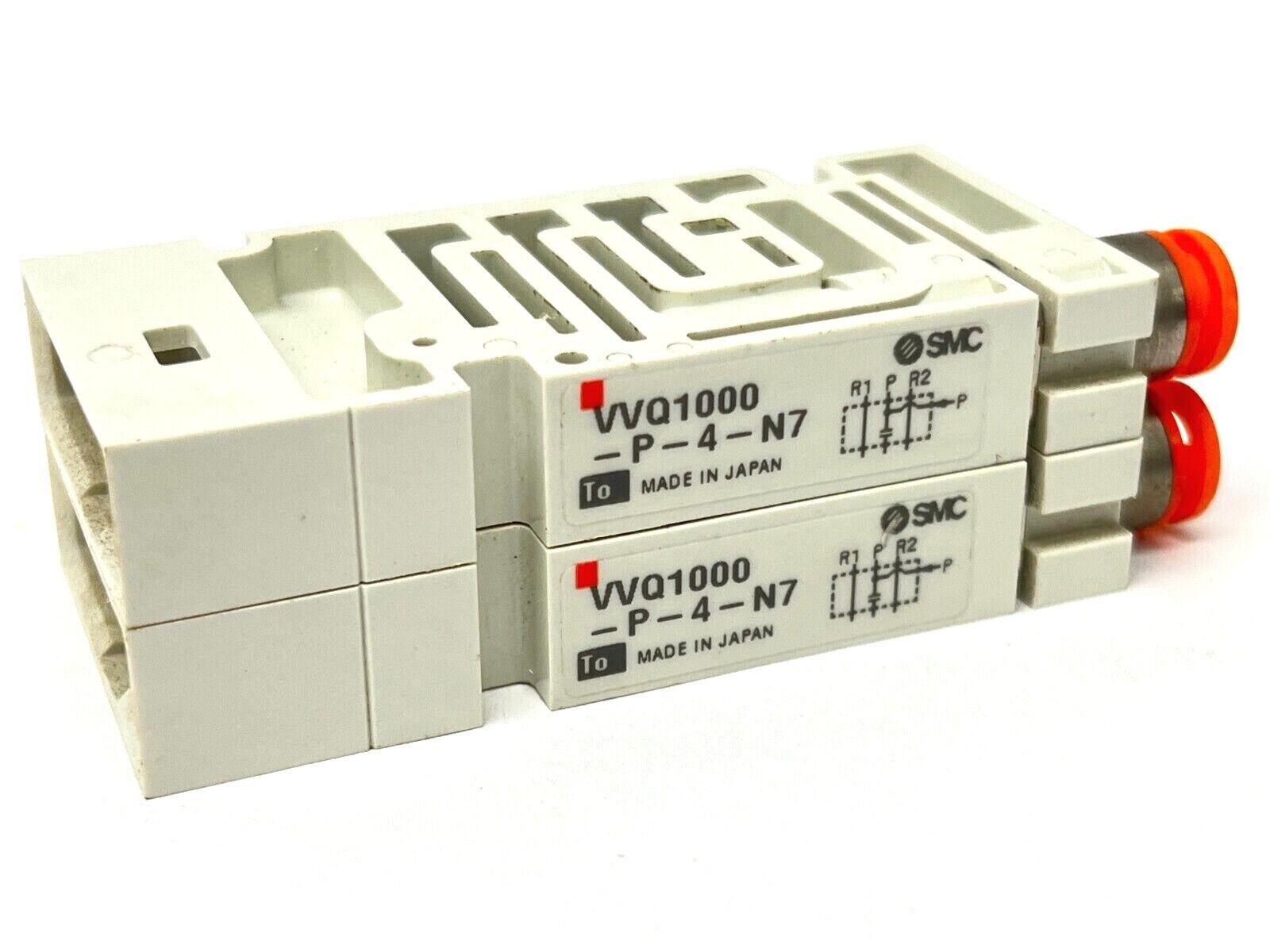 SMC VVQ1000-P-4-N7 Supply Spacer VQ1000 LOT OF 2 - Maverick Industrial Sales