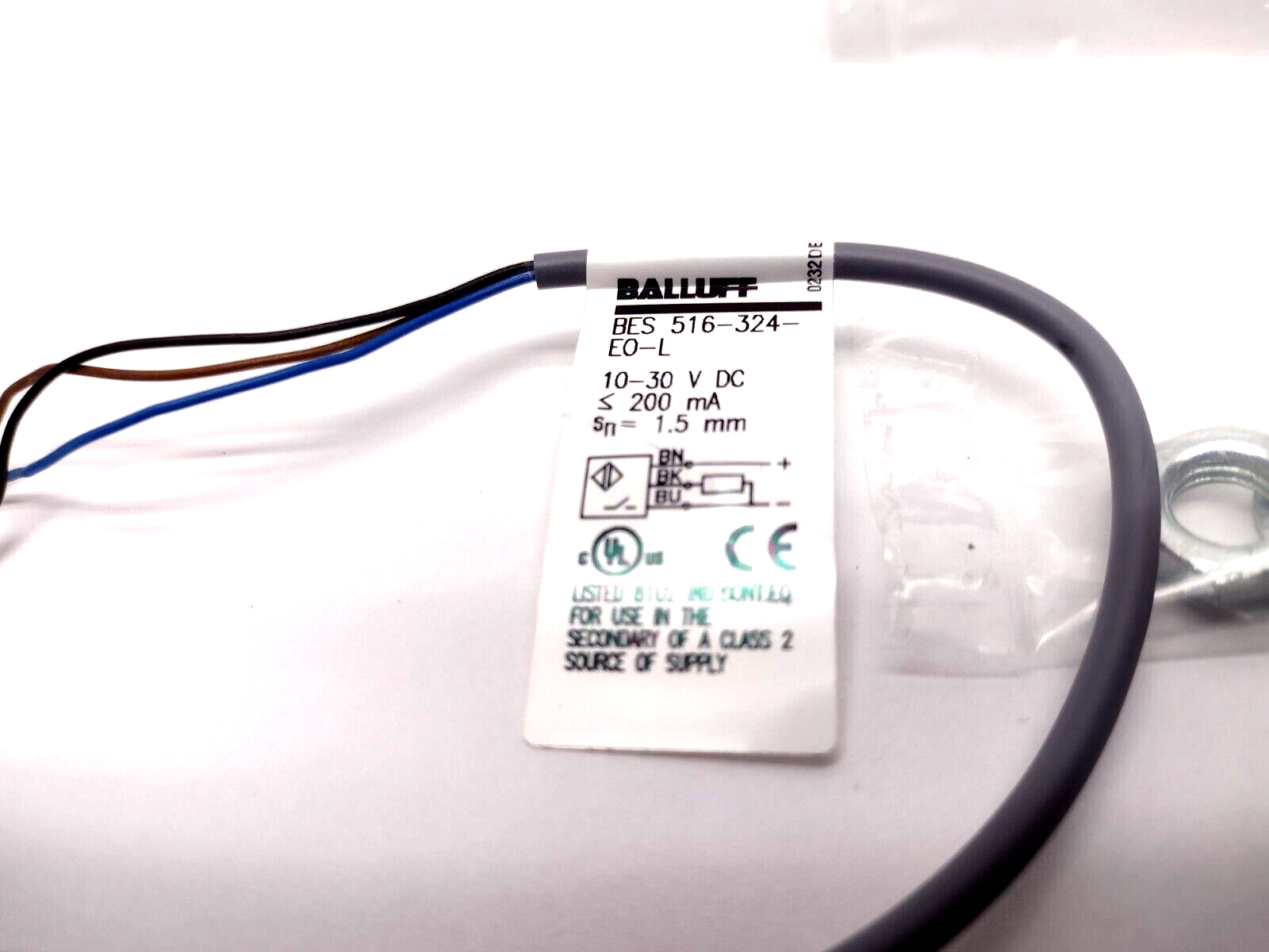 Balluff BES 516-324-E0-L Proximity Sensor Emhart Part Number E001265 - Maverick Industrial Sales