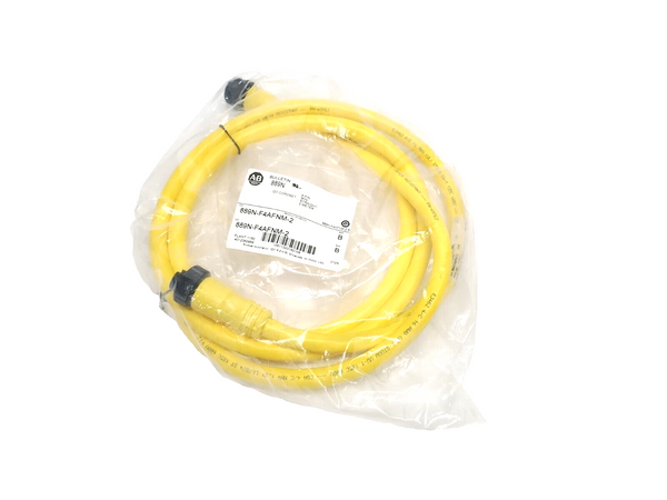 Allen Bradley 889N-F4AFNM-2 Ser. B Mini Cable 4-Pin Male To Female 2m - Maverick Industrial Sales