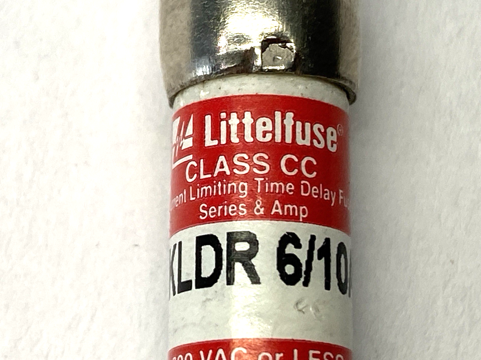 Littelfuse KLDR6/10 Time-Delay Current-Limiting Fuse Class CC 600V .6A LOT OF 5 - Maverick Industrial Sales