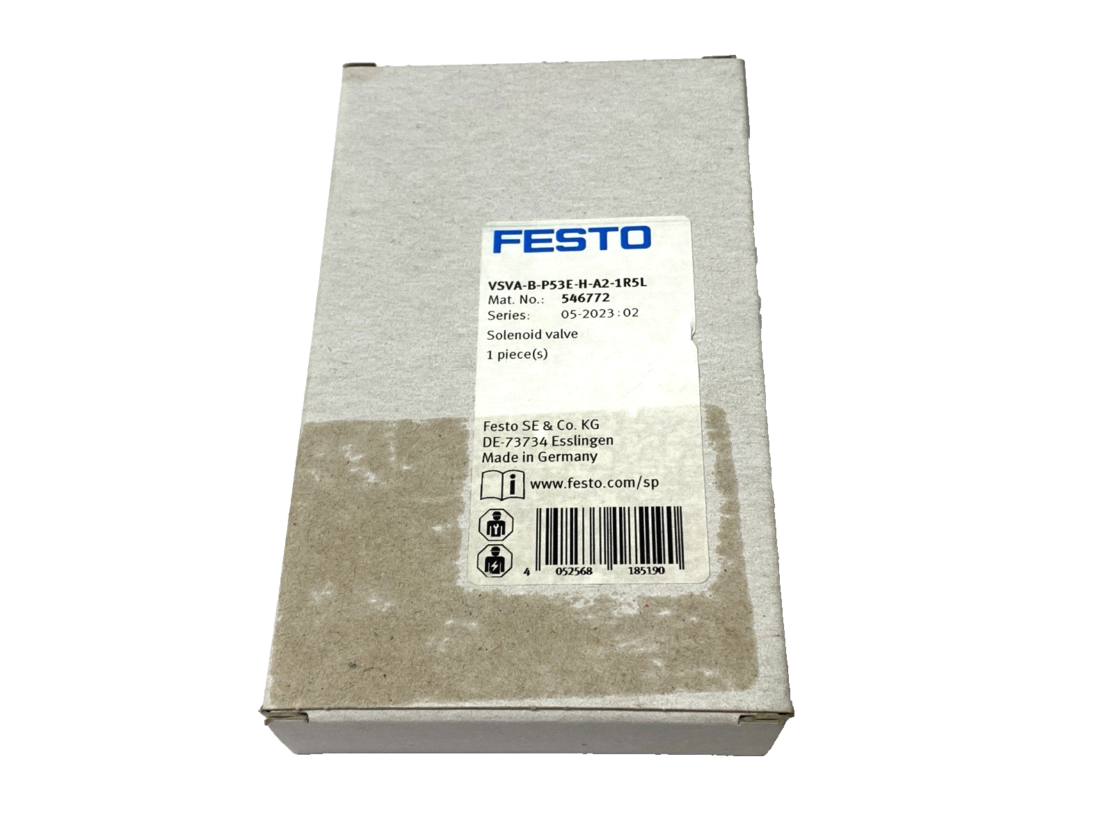 Festo VSVA-B-P53E-H-A2-1R5L Solenoid Valve 546772 - Maverick Industrial Sales