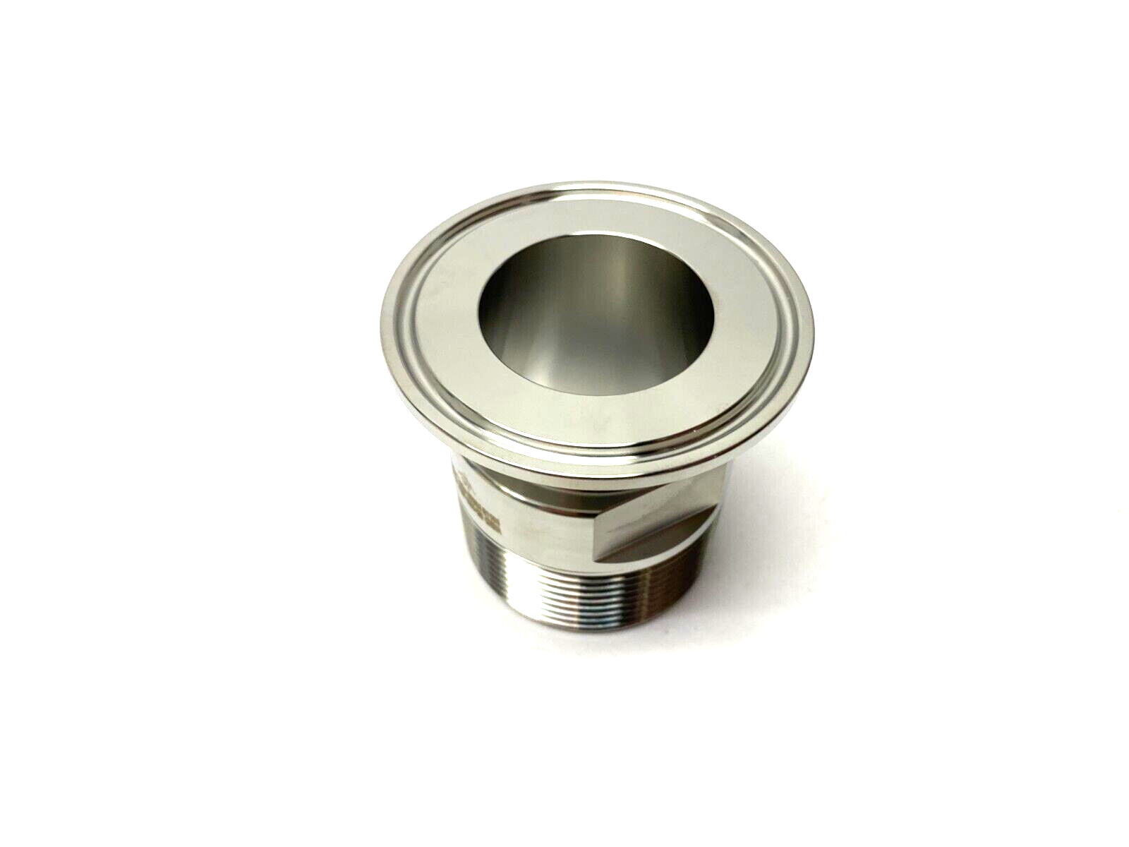 21MP-G200-150 | Glacier Tanks Stainless Tri Clamp 2" to Male NPT 1.5" Fitting - New Other - Maverick Industrial Sales