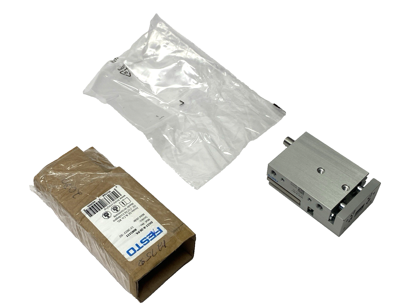 Festo DGST-8-20-PA Pneumatic Miniature Slide 8mm Bore 20mm Stroke 8085111 - Maverick Industrial Sales
