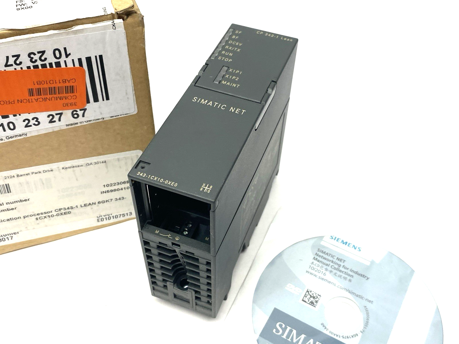 Siemens 6GK7343-1CX10-0XE0 SIMATIC S7-300 Communications Processor CP 343-1 Lean - Maverick Industrial Sales