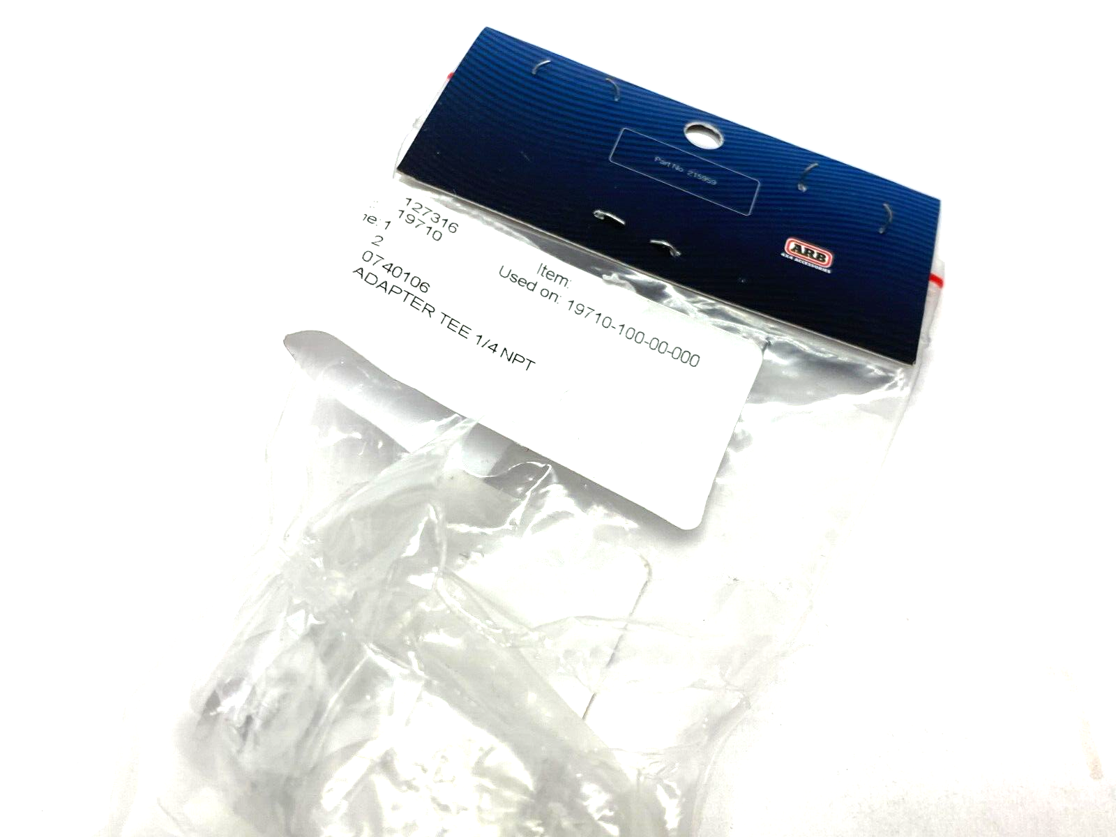 ARB Air Systems 0740196 Adapter Tee Fitting M/F/F 1/4" NPT PKG OF 2 - Maverick Industrial Sales