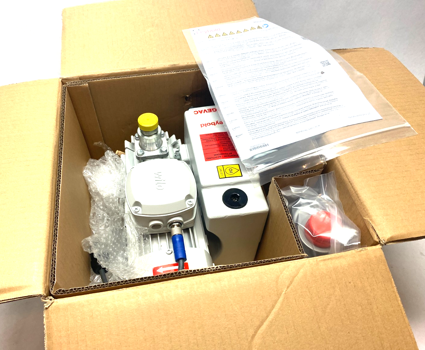 Leybold SV16B SOGEVAC Rotary Vane Vacuum Pump, Scheugenpflug SP0225444 - Maverick Industrial Sales