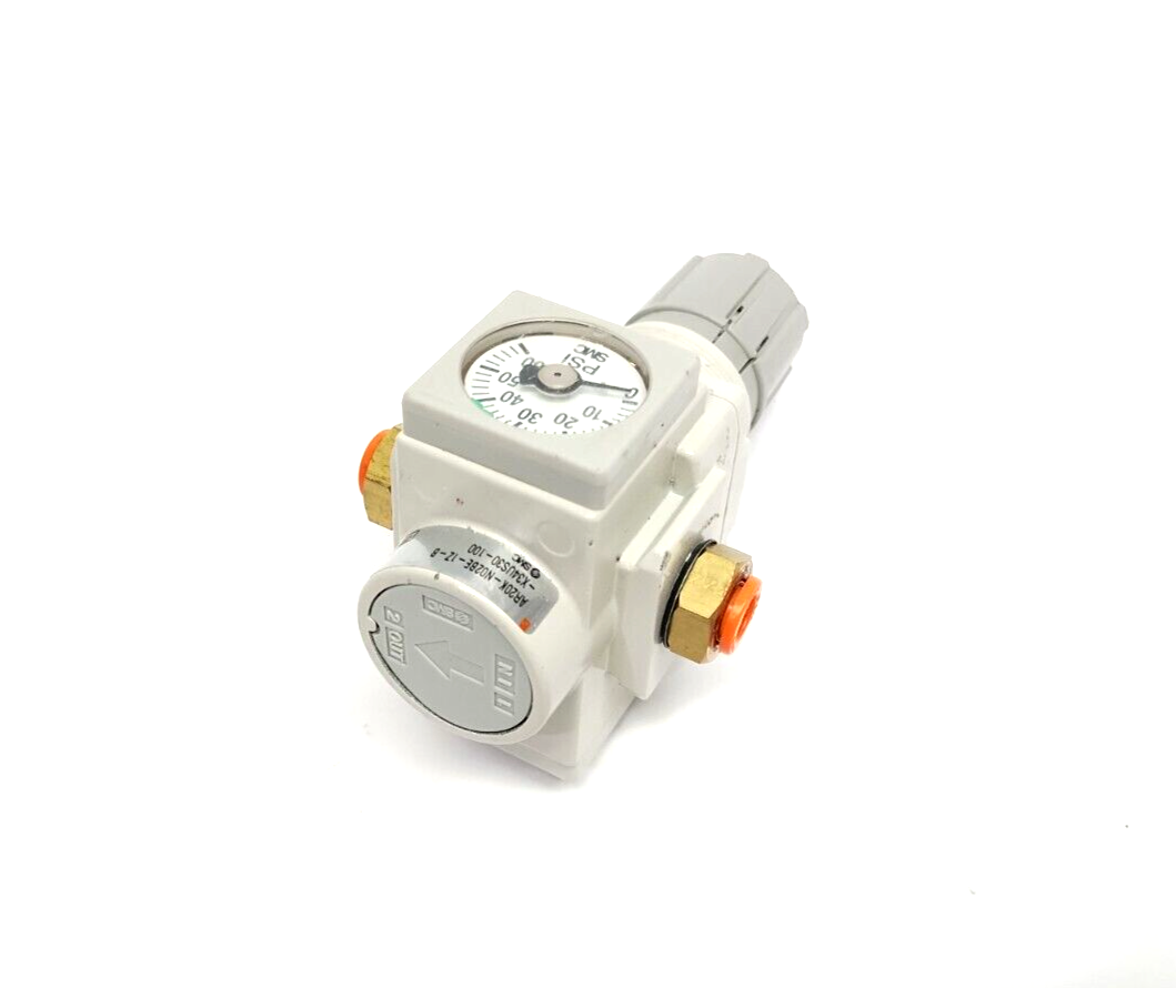 SMC AR20K-N02BE-1Z-B-X34US30-100 Pneumatic Regulator 1/4" NPT AR20K-N02E-1Z-B - Maverick Industrial Sales