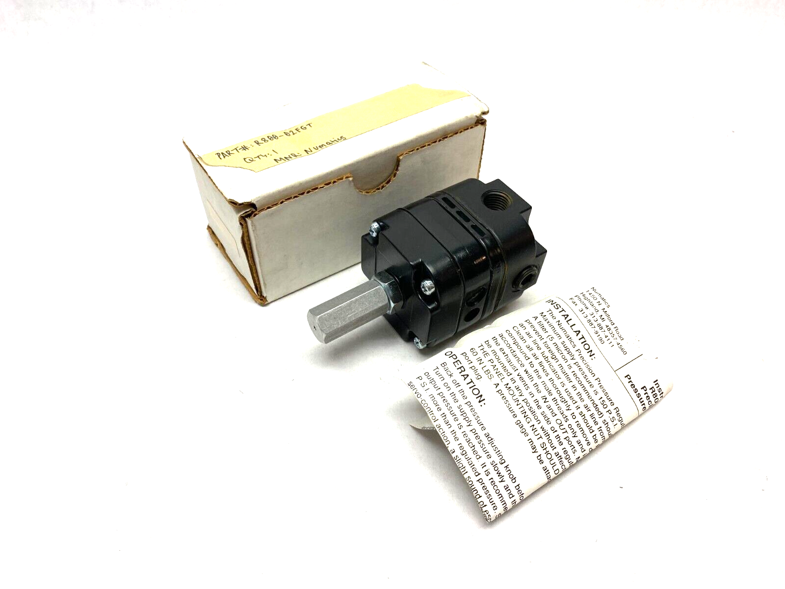 Numatics R800-02FGT Precision Pressure Regulator - Maverick Industrial Sales