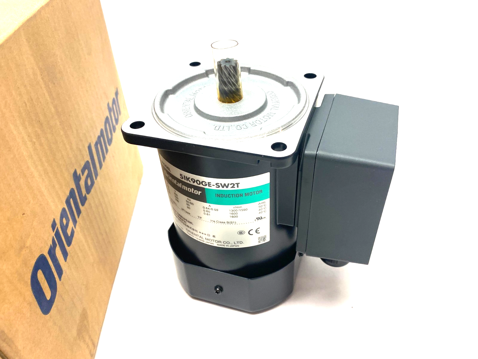 Oriental Motor 5IK90GE-SW2T World K Induction AC Motor Pinion Shaft 1/8HP 90W - Maverick Industrial Sales