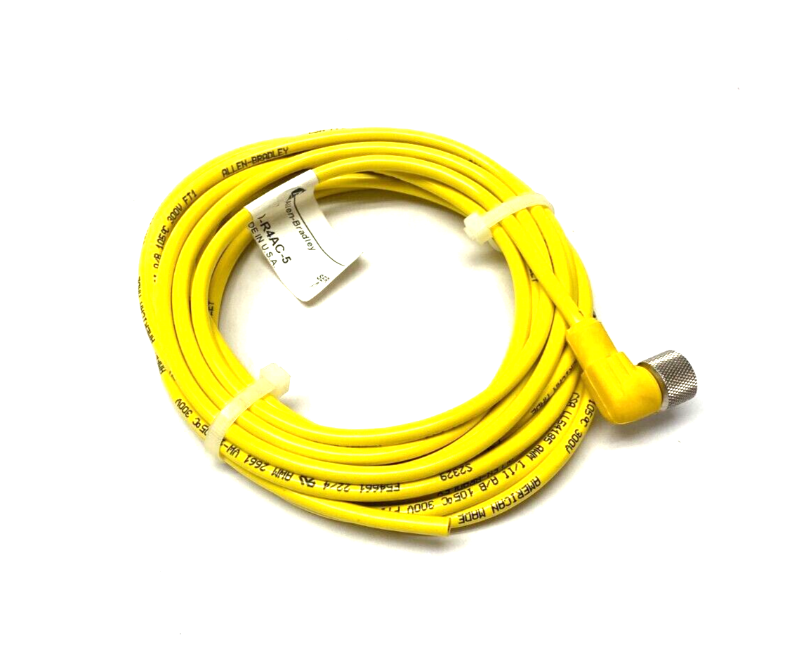 Allen Bradley 889D-R4AC-5 Ser. A Micro DC Cable Rt-Angle 4-Pin 250VDC 3A - Maverick Industrial Sales