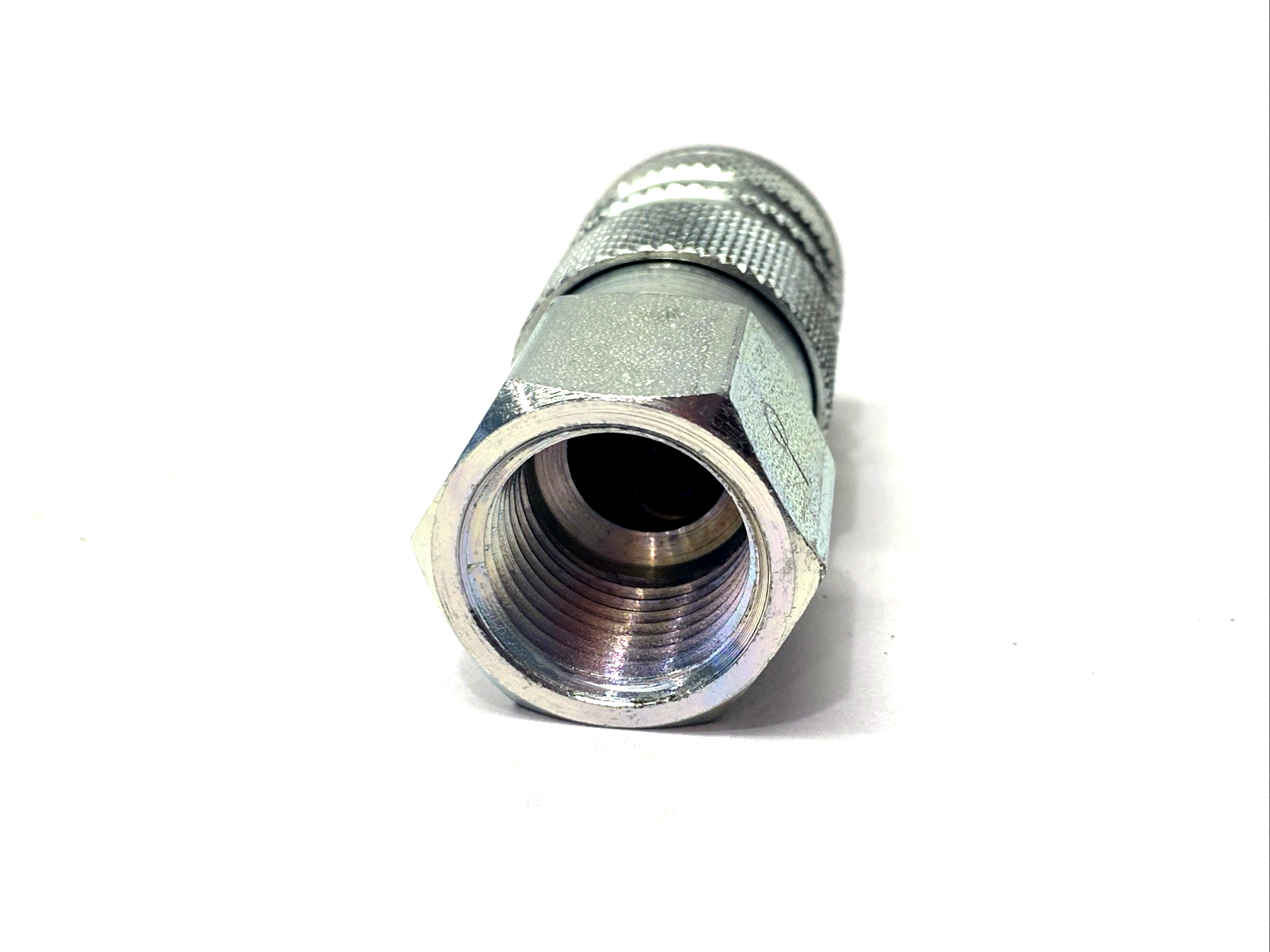 Coilhose 83154351 Pneumatic Hose Coupler Plated 1/2" Female NPT x 3/8" Body Dia. - Maverick Industrial Sales