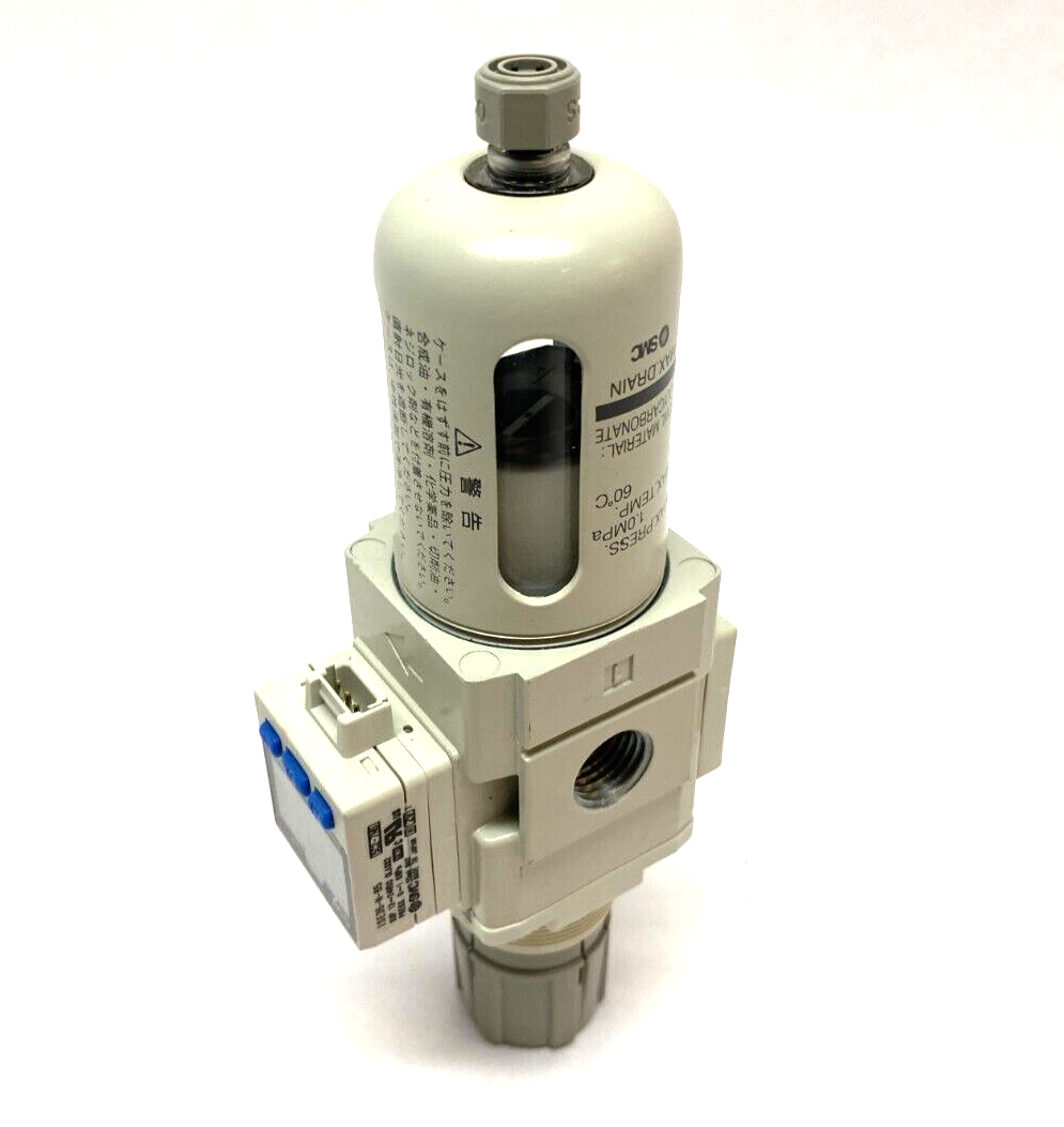 SMC AW20K-N02E3-CZA-B Digital Display Modular Filter Regulator ISE35-N-65 Switch - Maverick Industrial Sales