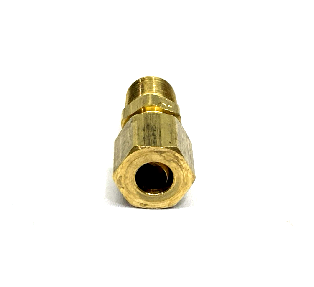 Parker 68C-4-2 Brass Compression Fitting 1/8" Male NPT x 1/4" Compression 4-PK - Maverick Industrial Sales