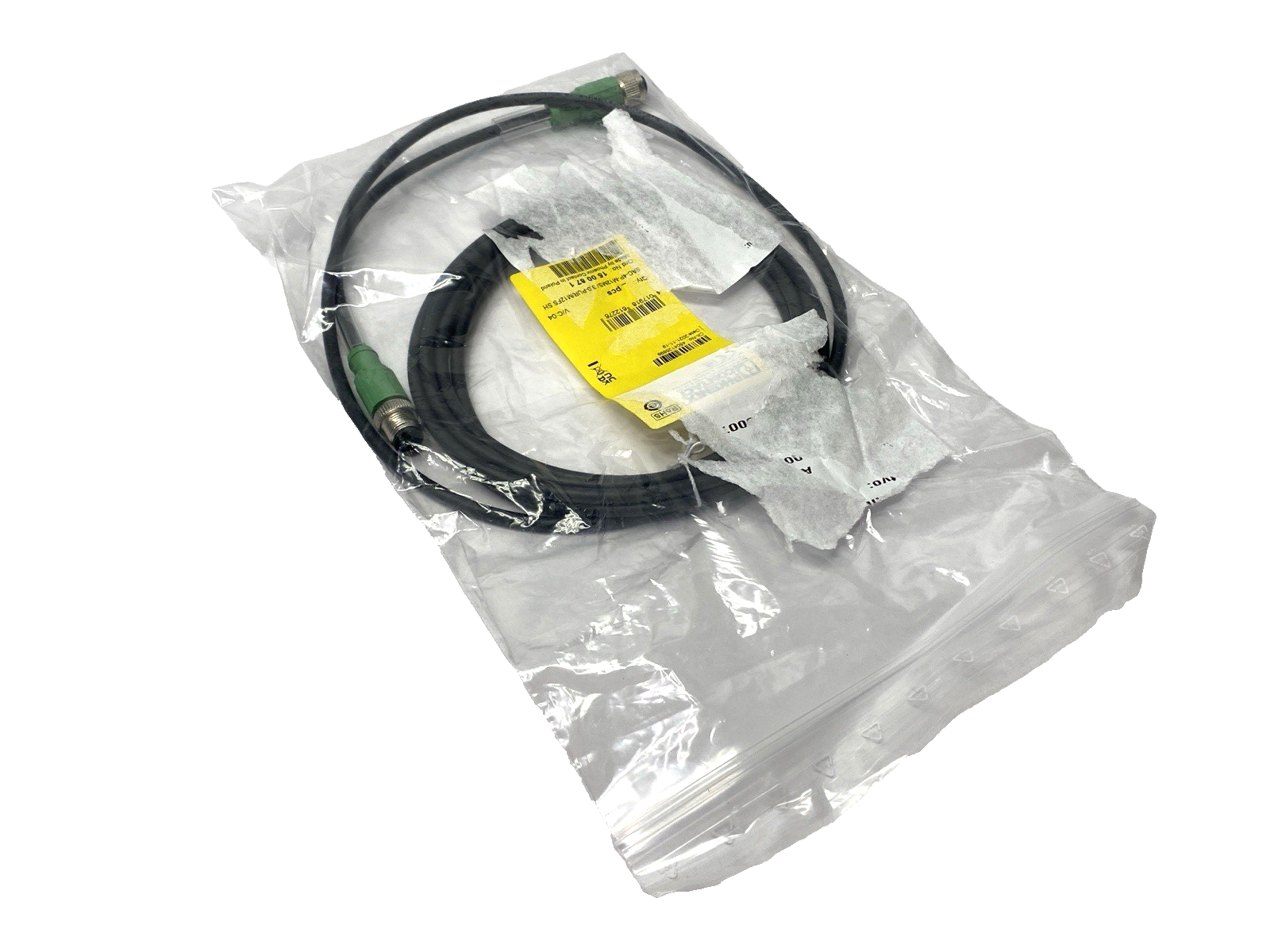 Phoenix Contact SAC-4P-M12MS/ 3,0-PUR/M12FS SH Double Ended Cordset 3m 1500871 - Maverick Industrial Sales