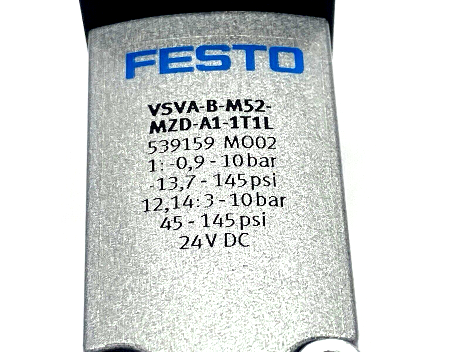 Festo VSVA-B-M52-MZD-A1-1T1L Air Solenoid Valve 5/2 Monostable 1100 L/min 539159 - Maverick Industrial Sales