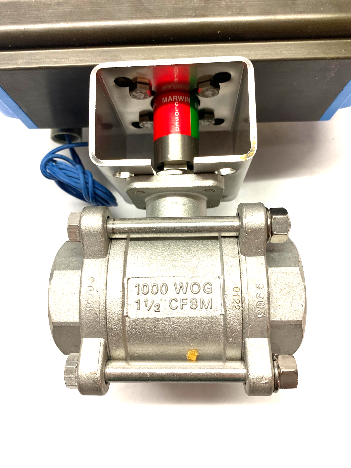 Marwin UT Series Pneumatic Ball Valve Actuator Assembly 1-1/2" 3-Way - Maverick Industrial Sales