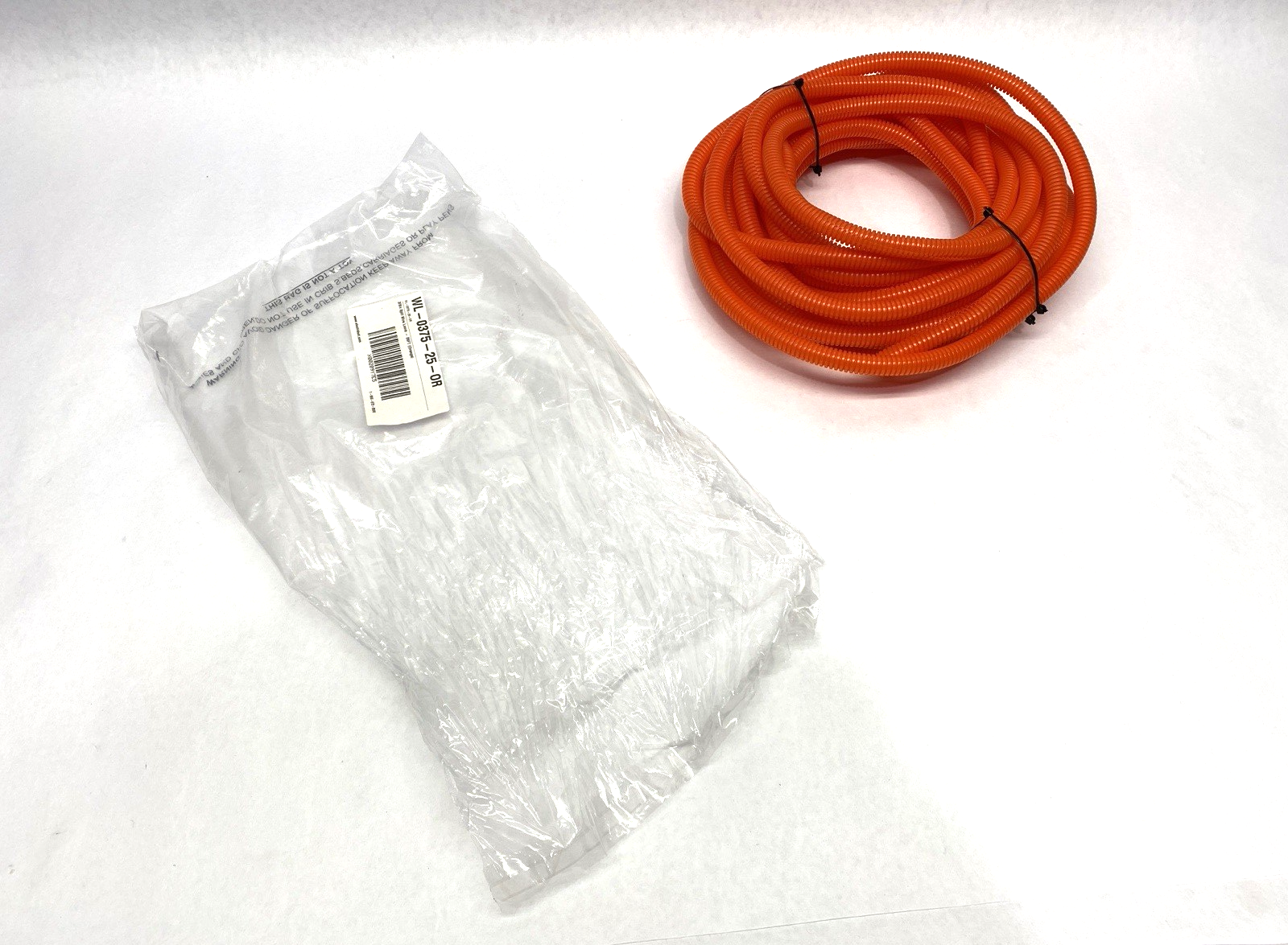 WL-0375-25-OR | Electriduct Orange Split Wire Loom Tubing 3/8" x 25' - New Other - Maverick Industrial Sales