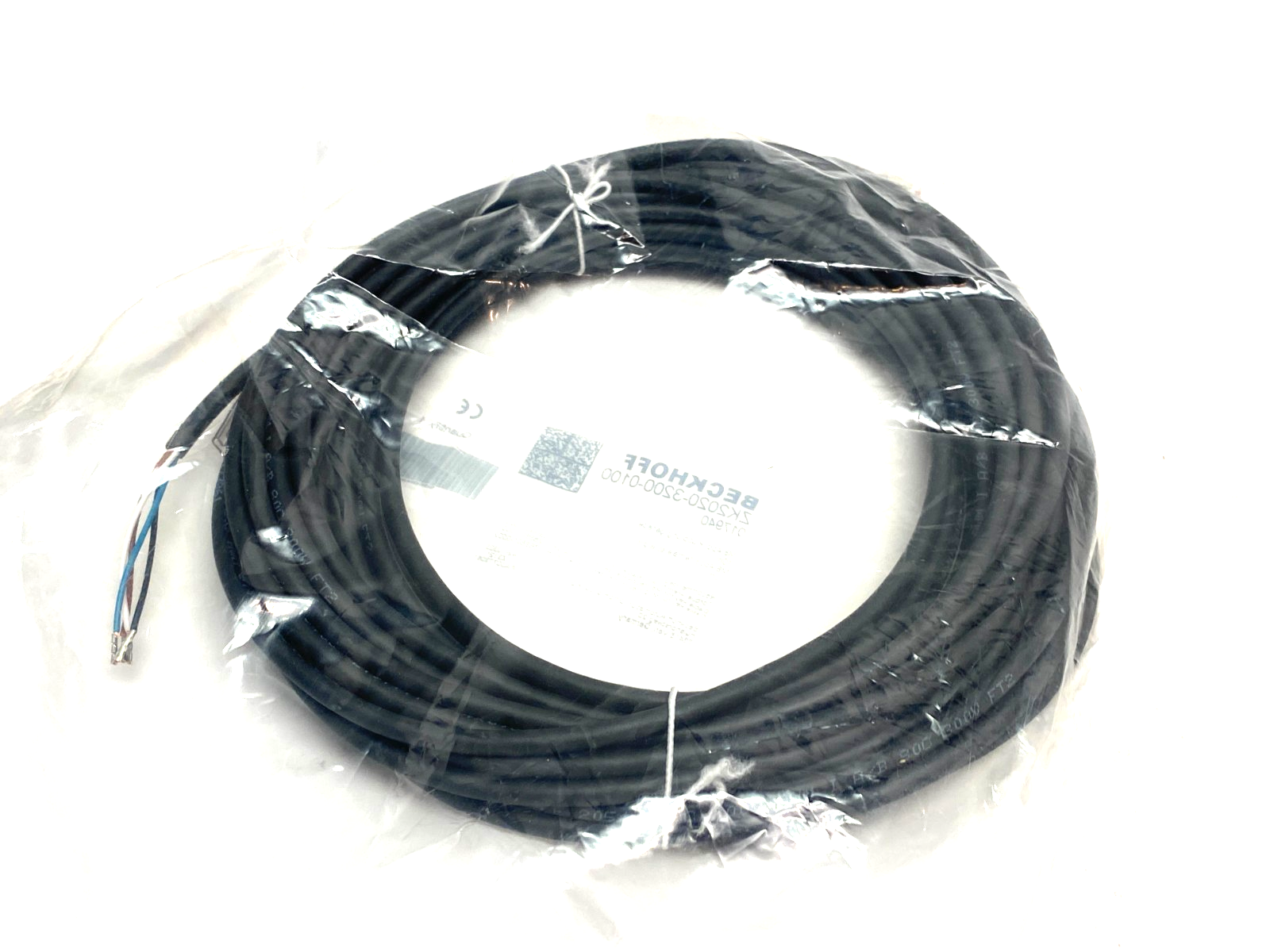 Beckhoff ZK2020-3200-0100 Single Ended Power Cable M8 Straight 4-Pin 10m 017940 - Maverick Industrial Sales