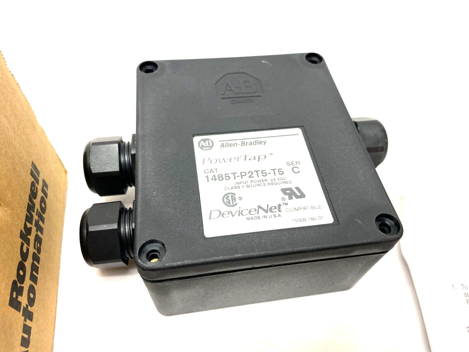 Allen Bradley 1485T-P2T5-T5 Ser. C PowerTap DeviceNet Power Device, 24VDC - Maverick Industrial Sales