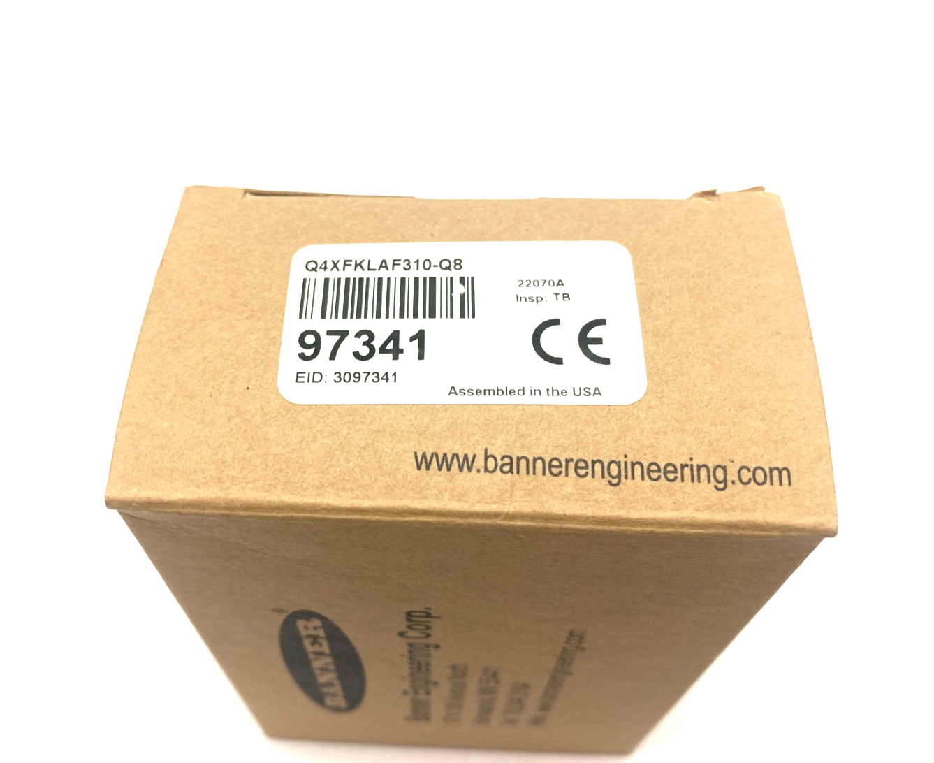 Banner Q4XFKLAF310-Q8 IO-Link Rugged Laser Distance Sensor Adjustable Fld 97341 - Maverick Industrial Sales