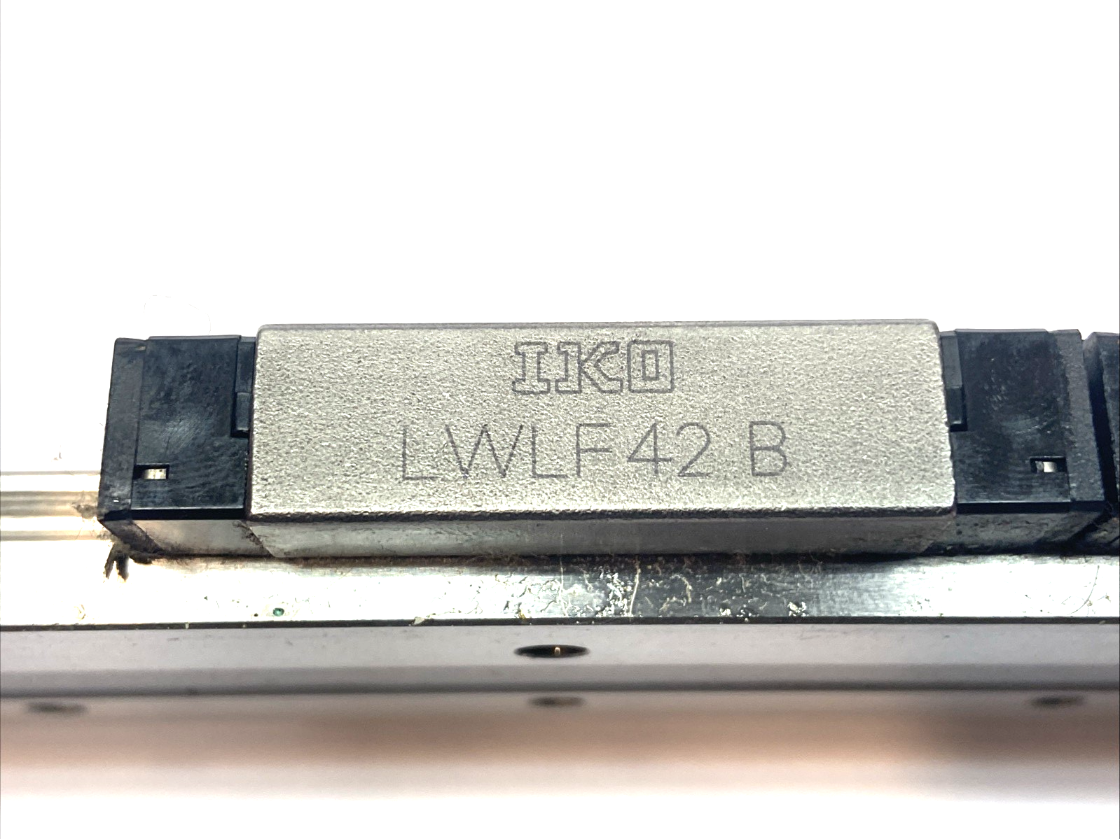 IKO LWLF42 B Linear Bearing Guide Block w/ 450mm L x 42mm W Guide Rail - Maverick Industrial Sales