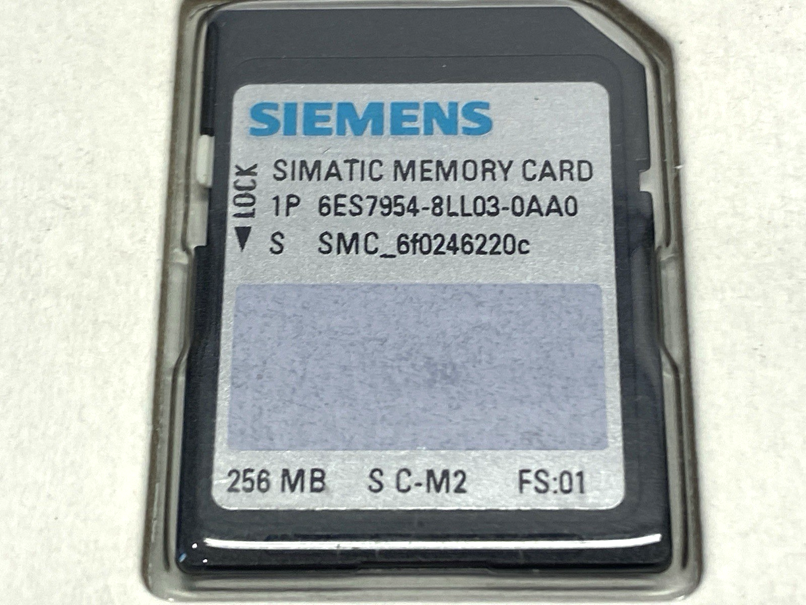 Siemens 6ES7 954-8LL03-0AA0 SIMATIC Memory Card for S7-1x00 CPU 256MB - Maverick Industrial Sales