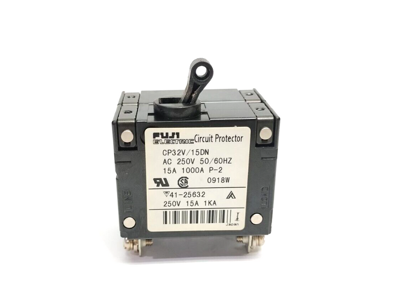 Fuji Electric CP32V/15DN Circuit Protector 250VAC 15A - Maverick Industrial Sales