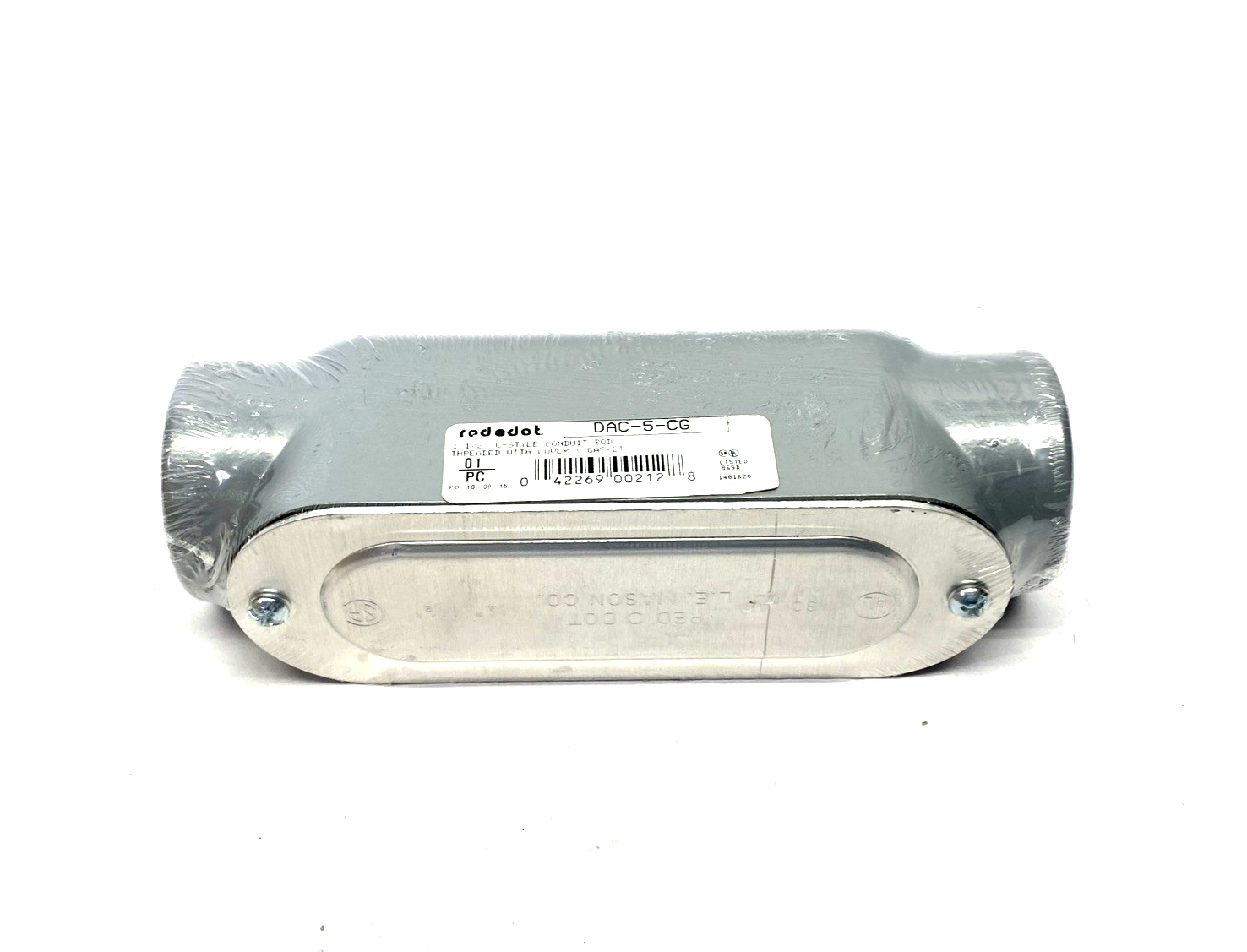 Thomas & Betts DAC-5-CG Red Dot C 1-1/2" Threaded Conduit Body w/ Cover - Maverick Industrial Sales