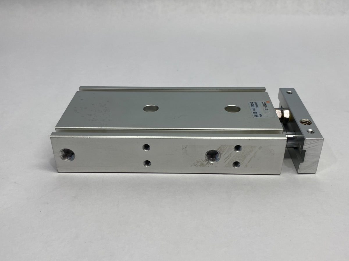 CXSM25-80 | SMC Dual-Rod Guided Slide Cylinder 25mm Bore, 80mm Stroke - New – Open box - Maverick Industrial Sales