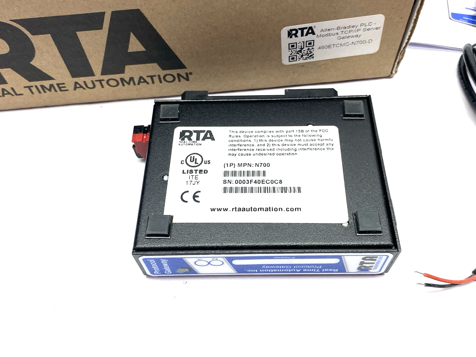 RTA 460ETCMC-N700-D Allen-Bradley PLC-Modbus TCP/IP Server Gateway - Maverick Industrial Sales