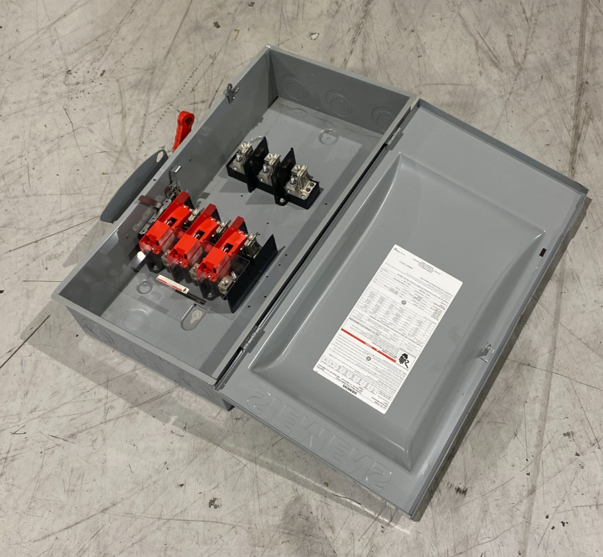 Siemens HF364 Heavy Duty Fusible Disconnect Switch 200A Max Type 1 - Maverick Industrial Sales