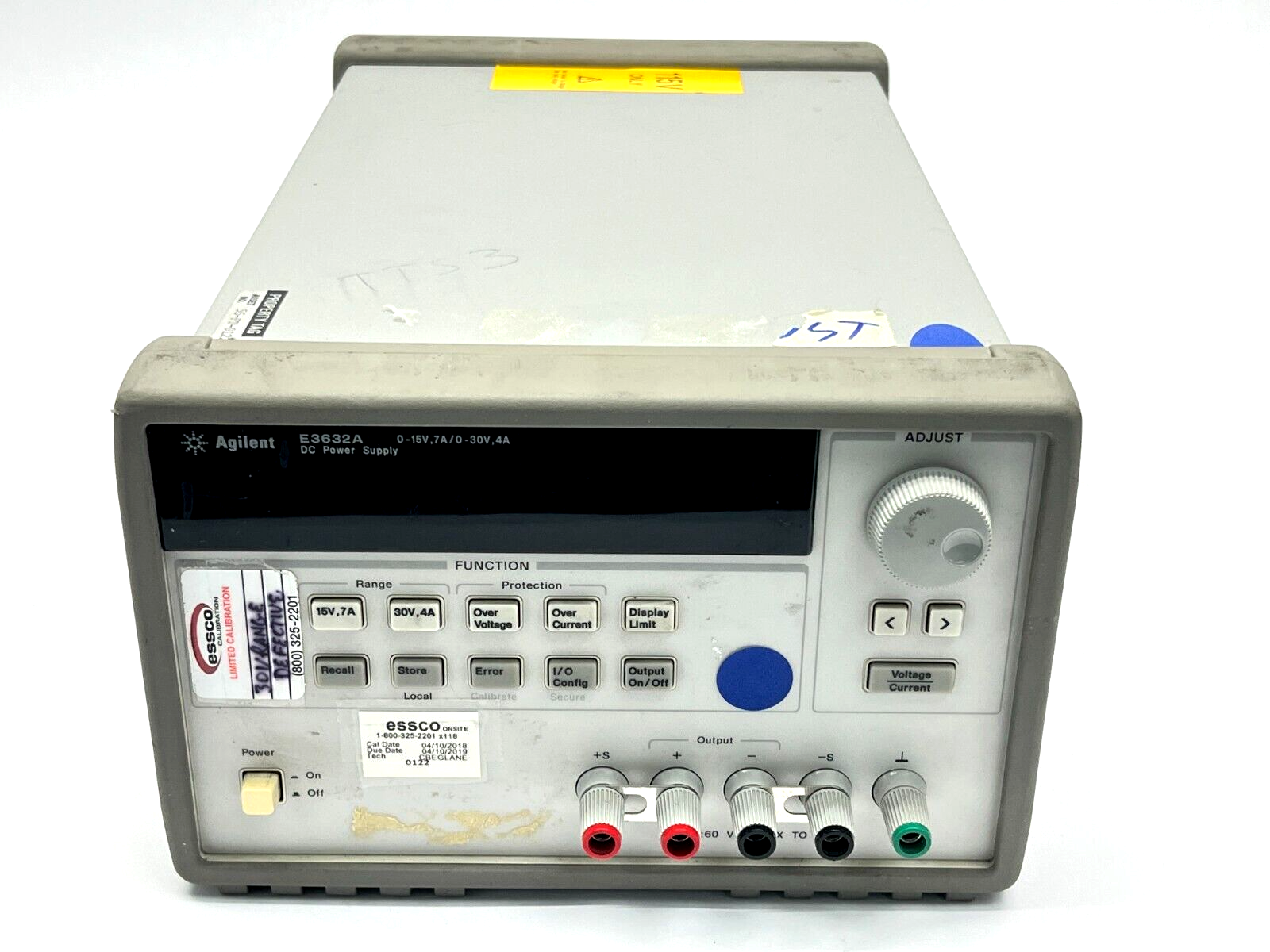 HP Agilent E3632A DC Power Supply NO SCREEN / CALIBRATION ERROR - Maverick Industrial Sales
