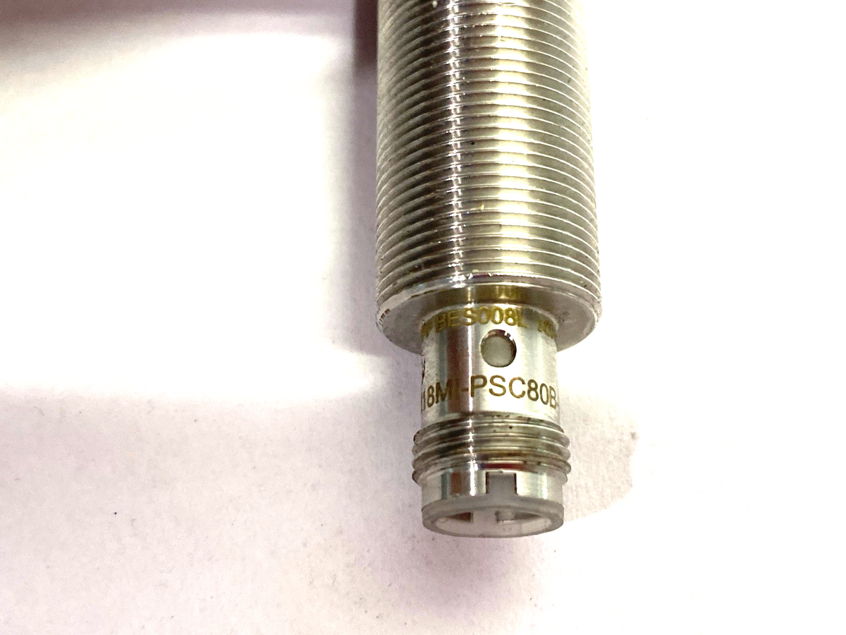 Balluff BES008L Inductive Proximity Sensor Flush Mount BES M18MI-PSC80B-S04G - Maverick Industrial Sales