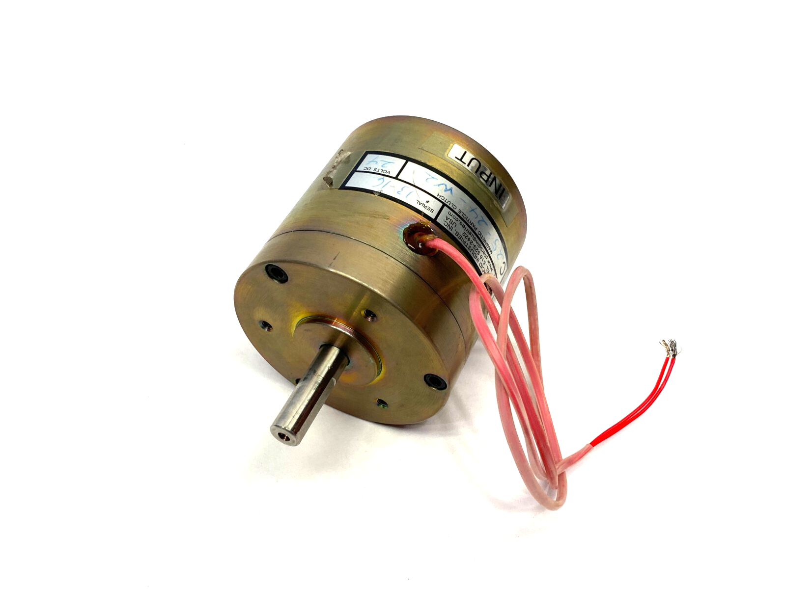 C25-24-W2 | Placid Industries Magnetic Clutch Dual Shaft 24VDC - Used - Maverick Industrial Sales