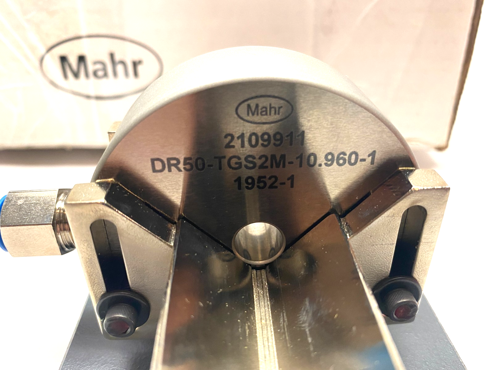 Mahr 2109911 Dimensionair Air Ring Gauge 2-Jet DR50-TGS2M-10.960-1 w/ Base Plate - Maverick Industrial Sales