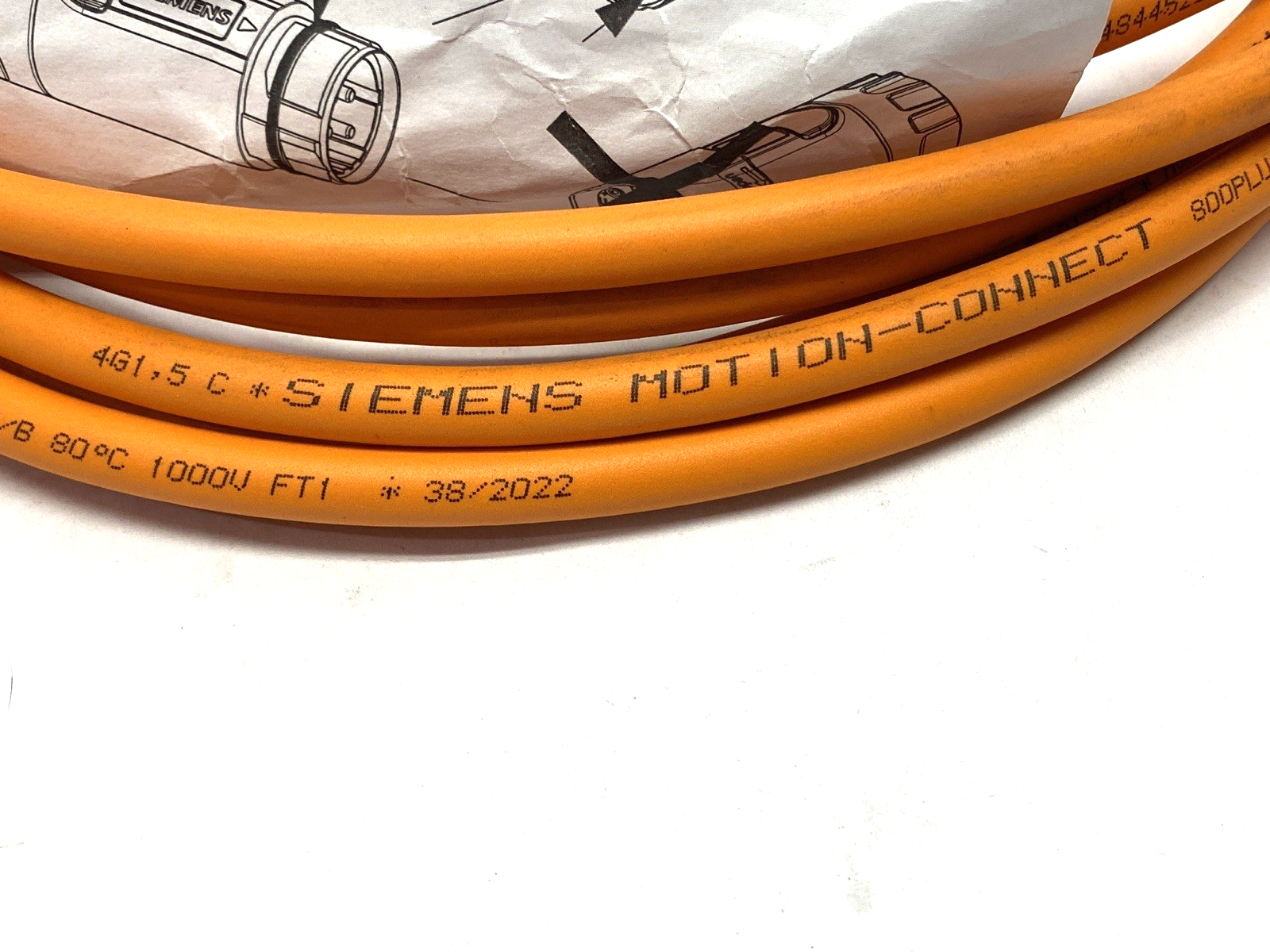 Siemens 6FX8002-5CA05-1AF0 Motion Connect 800PLUS Power Cable M23 5m - Maverick Industrial Sales