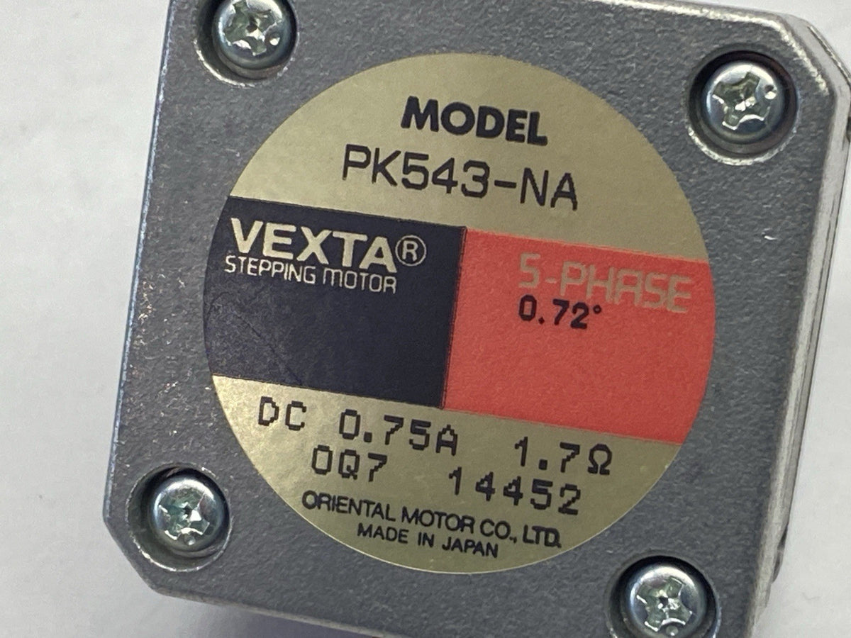 Oriental Motor PK543-NA Vexta 5-Phase Stepper Motor 0.72 Degree Step - Maverick Industrial Sales