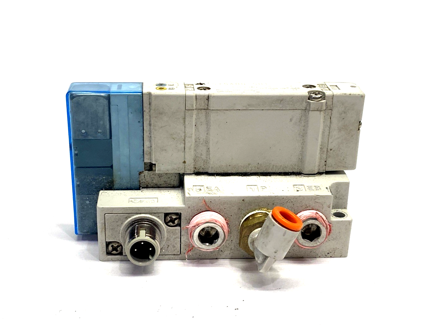 SMC SY5A00-5U1 Solenoid Valve & Base 1/4" NPT - Maverick Industrial Sales