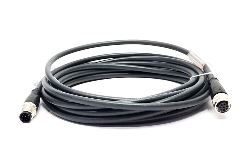 Pepperl+Fuchs V19-G-BK5M-PUR-U-V19-G Connection Cordset M12 8-Pin 5m 240775-0046 - Maverick Industrial Sales