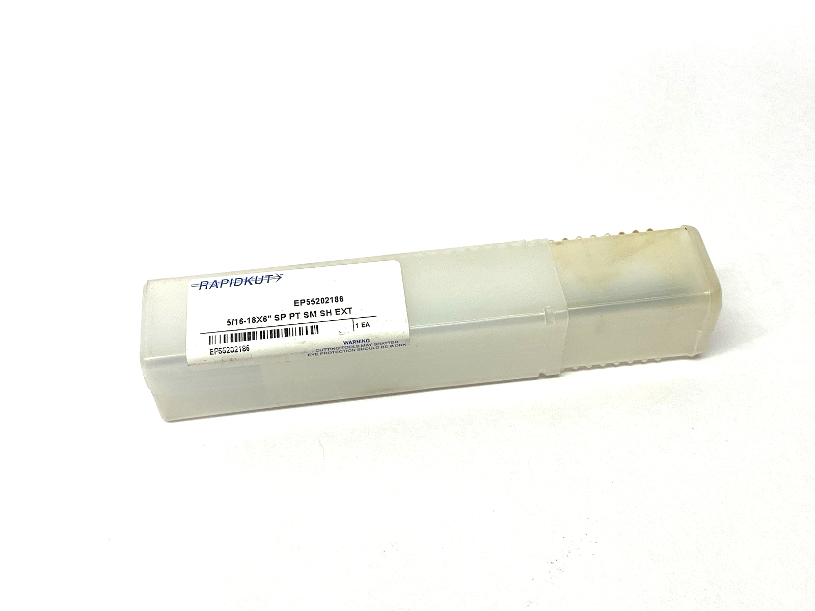 EP55202186 | Rapidkut Spiral Point Extension Plug Tap 5/16-18 x 6" OAL, SM SH - New – Open box - Maverick Industrial Sales