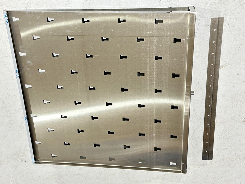 Interdyne Systems V3030 Stainless Steel Pegboard Lab Drying Rack 30X30" NO PEGS - Maverick Industrial Sales