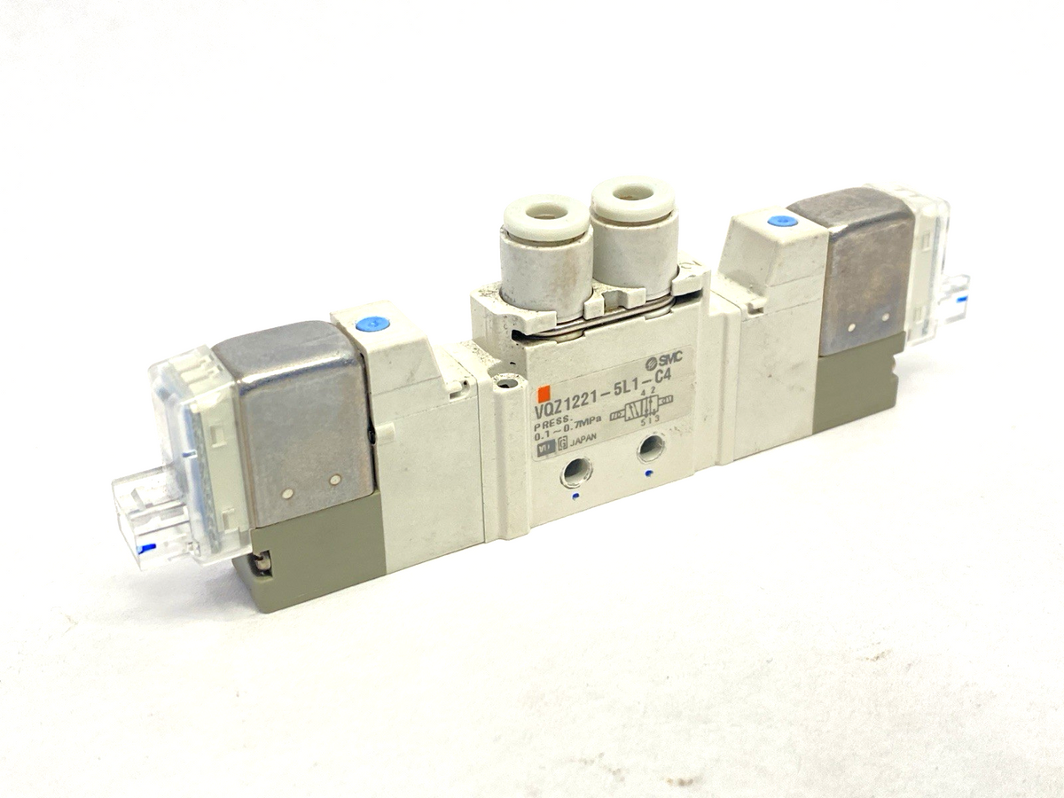 SMC VQZ1221-5L1-C4 Pneumatic Solenoid Valve 4/5 Port - Maverick Industrial Sales